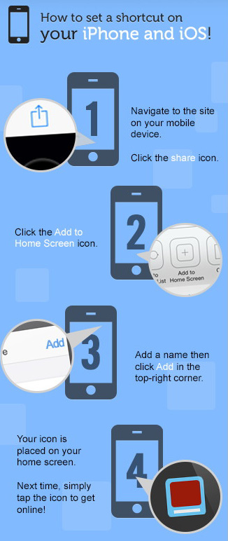 Set a shortcut on your Android device